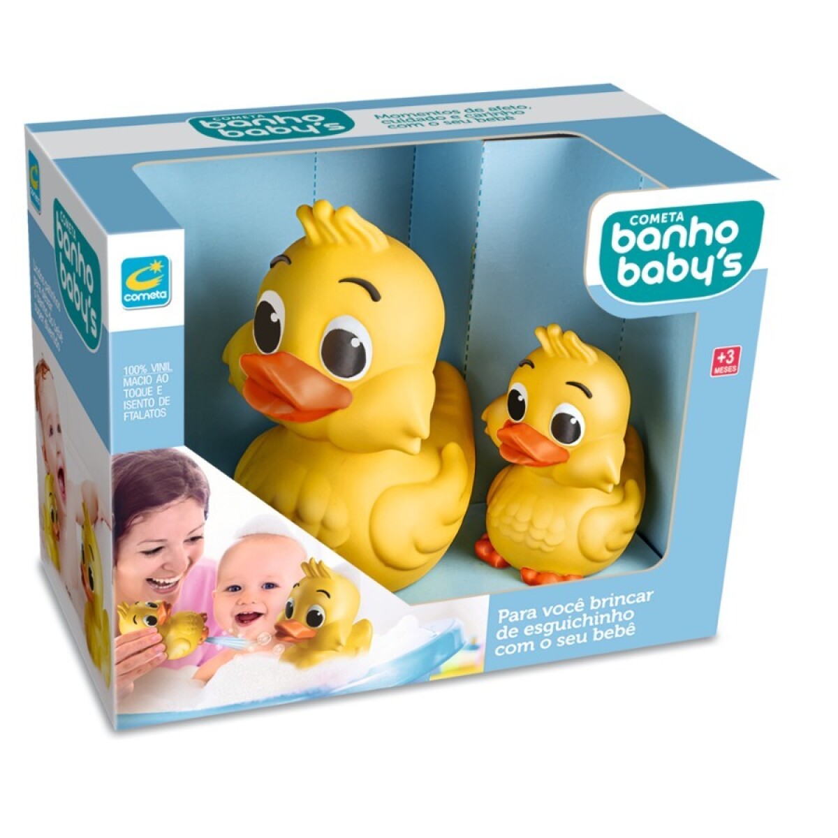 Juguetes Para El Baño Co250 Mama Pato Y Bebe Para Baño Ub 