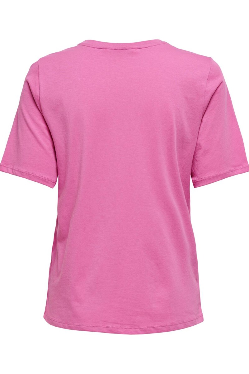 Camiseta New Only Super Pink