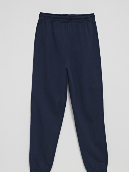 Pantalón deportivo con elástico Azul Marino