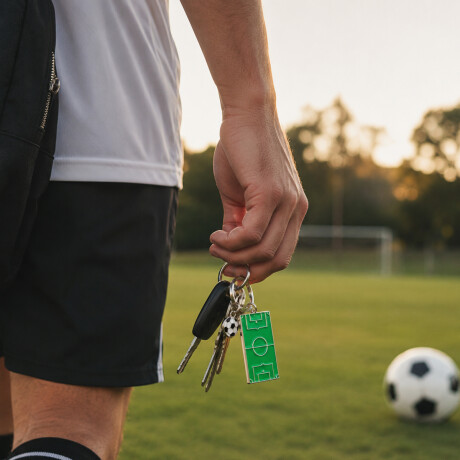 Llavero metal Fútbol Cancha