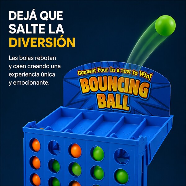 Juego de Mesa Bouncing Ball con 25 Bolas Azul 1