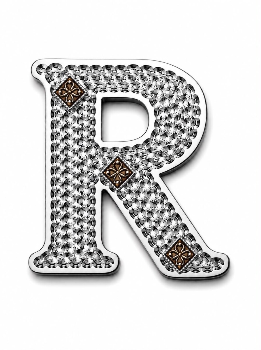 Letras Plata y Oro - R 