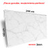 Revestimiento De Pared Placa Pvc Flexible 2.44 X 1.22mts PLACA PVC MARMOL 244X120 DISEÑO GRIS 3
