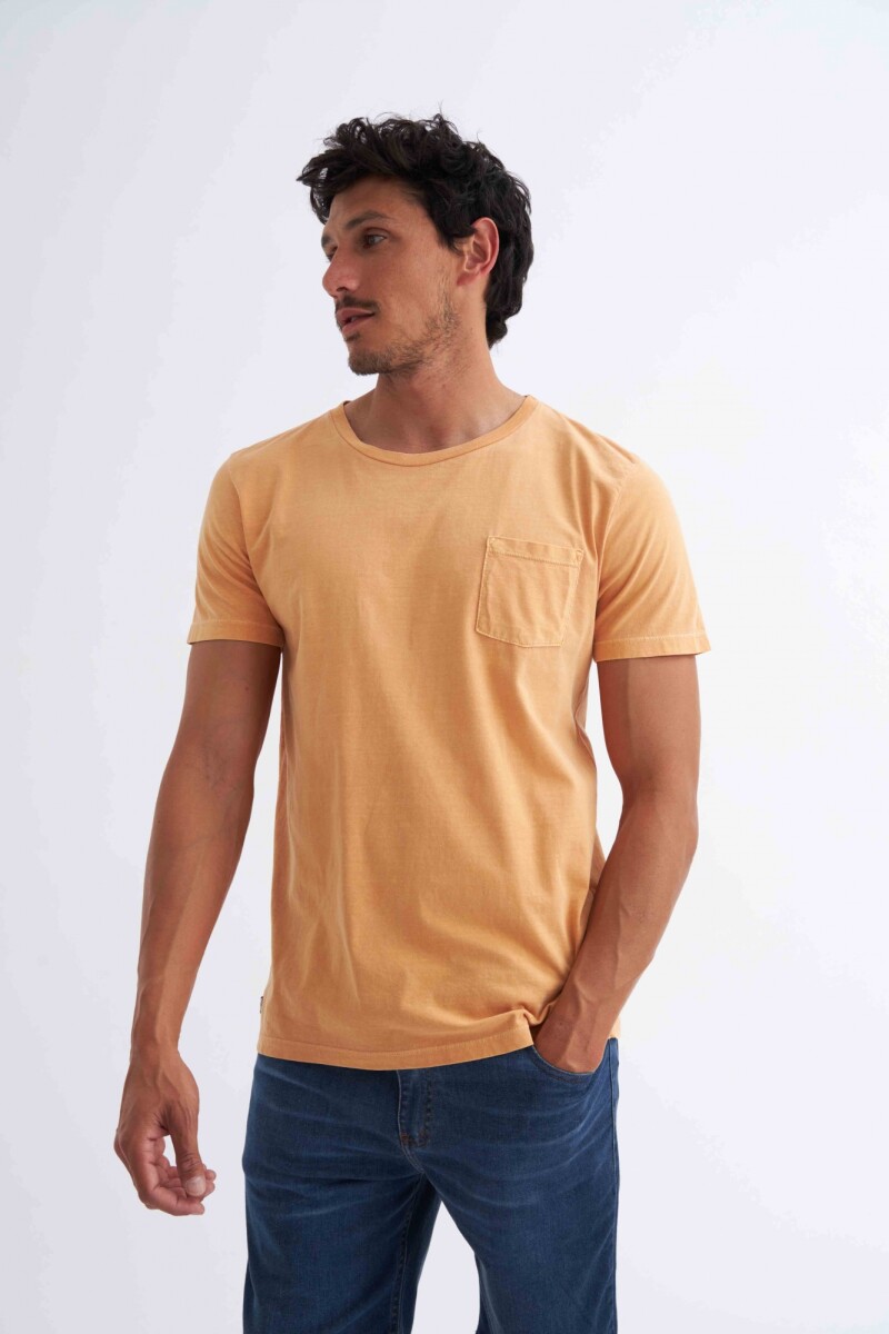 Remera básica Mendes 24 - Naranja 