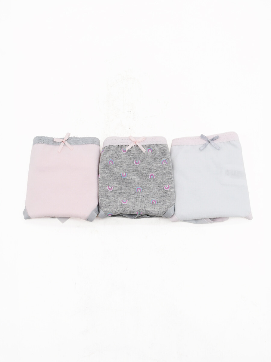 BOMBACHA PACK X3 - GRIS 
