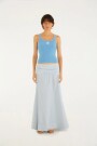 FALDA LARGA Azul
