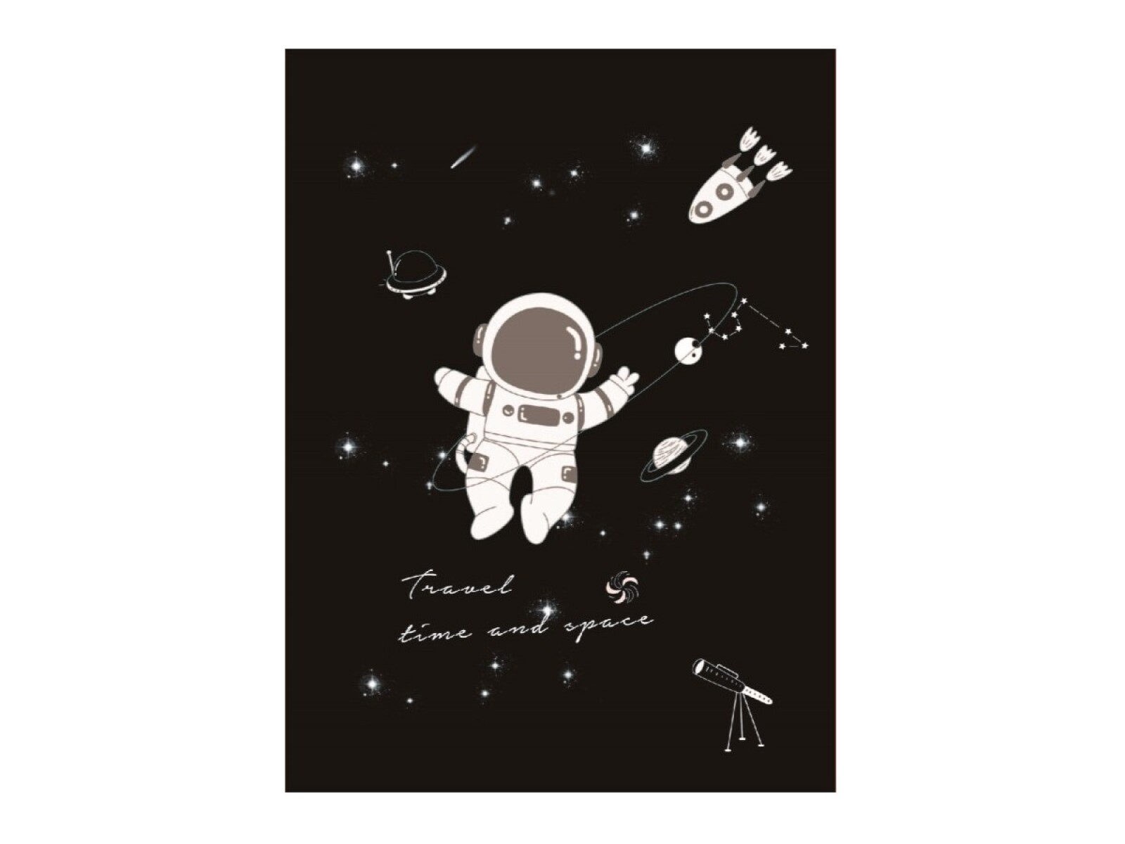 CUADERNO CON FUNDA (ASTRONAUTA) 