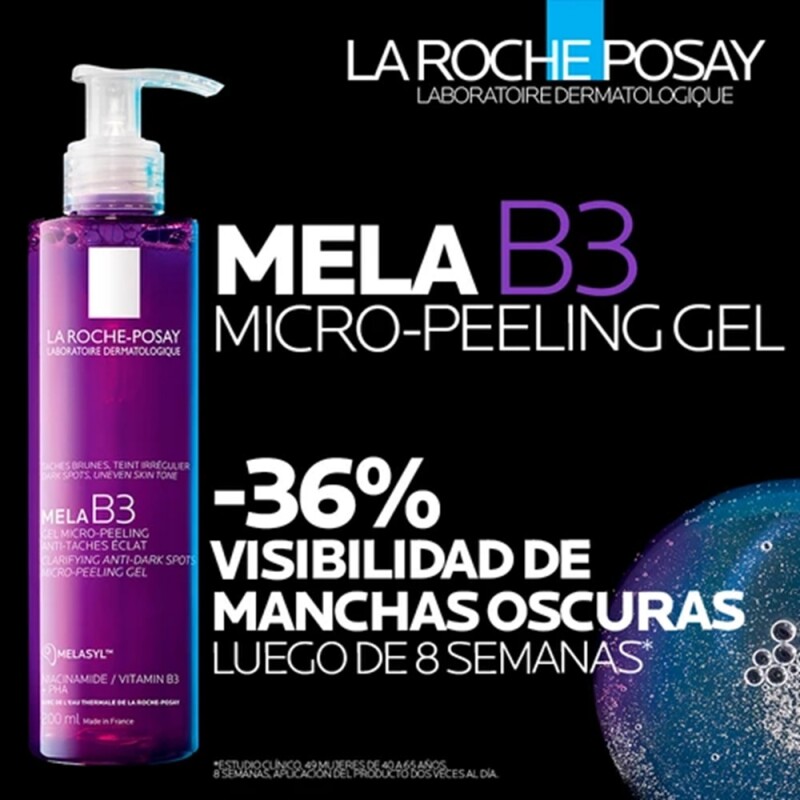 Mela B3 Gel Limpiador La Roche Posay 200 Ml. Mela B3 Gel Limpiador La Roche Posay 200 Ml.