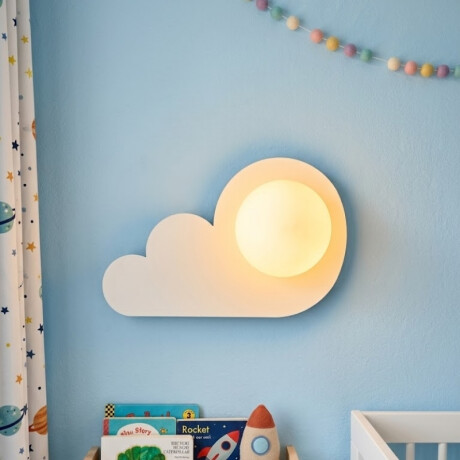 LUMINARIA DE PARED CLOUD Luminaria de Pared Cloud Blanca