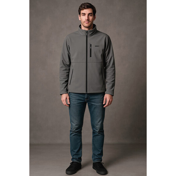 CAMPERA SOFTSHELL GRIS XXXL CAMPERA SOFTSHELL GRIS XXXL