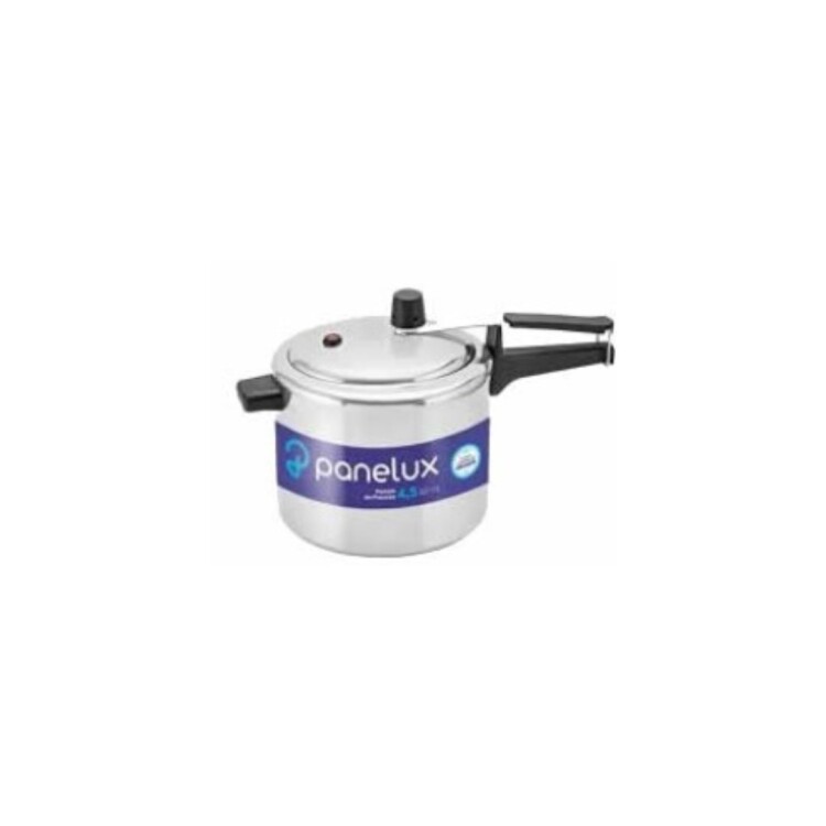 OLLA A PRESION PANELUX 4,5 LITROS PLATEADO