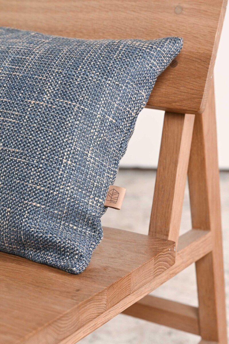 Almohadón Texturado Rectangular Azul