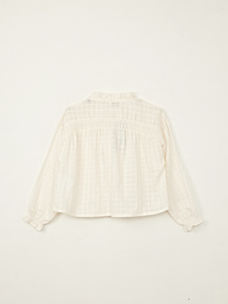 Blusa algodón Crudo
