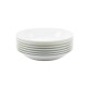 Set x6 Plato hondo 20cm Opalina BLANCO