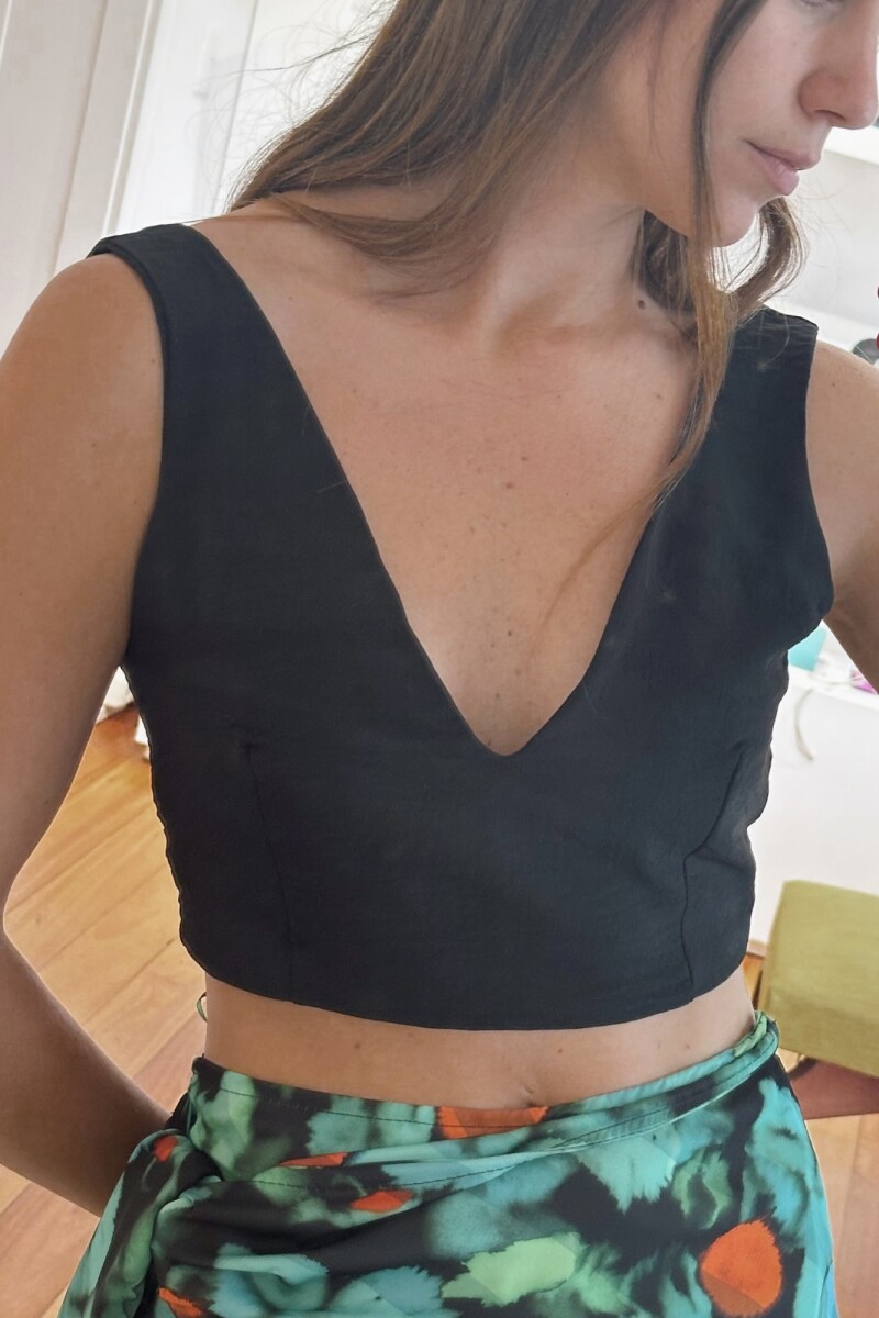 Top Galia - Negro 