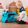 valija 2 en 1 buggy b toys perrito azul