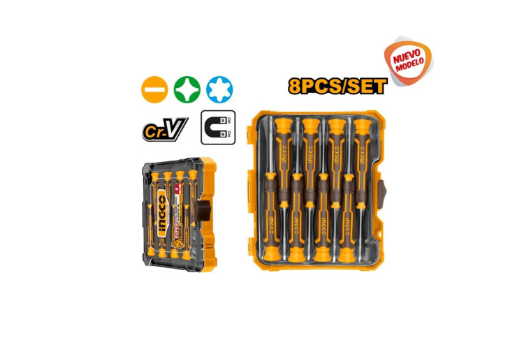 SET DE 8PCS DESTORNILLADORES DE PRECISION SET DE 8PCS DESTORNILLADORES DE PRECISION