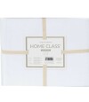 Juego Sábanas 2 Plazas Home Class Lisas 180 Hilos 100% Algodón Blanco