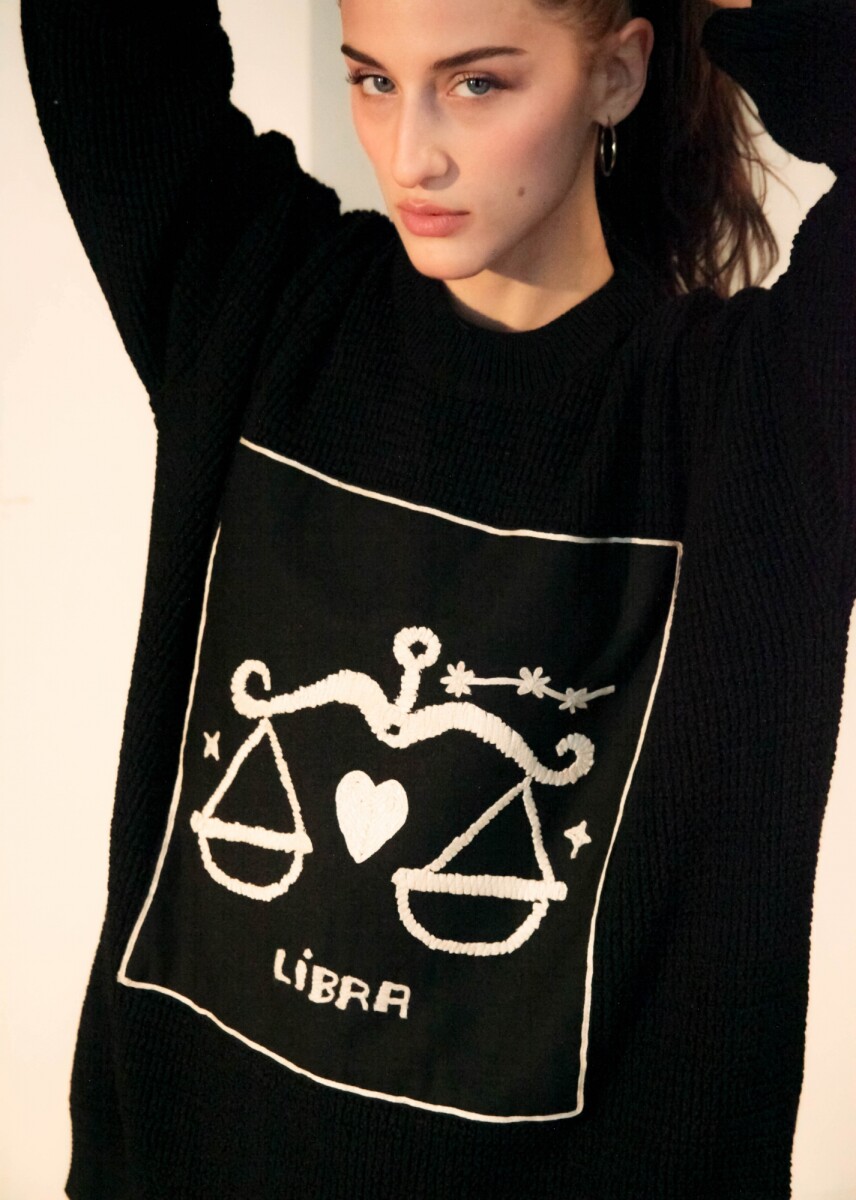 Sweater - Libra Negro 