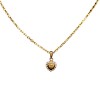 Dije Corazón-Oro bajo-Piedra Zirconia-CP8532 conpiedra