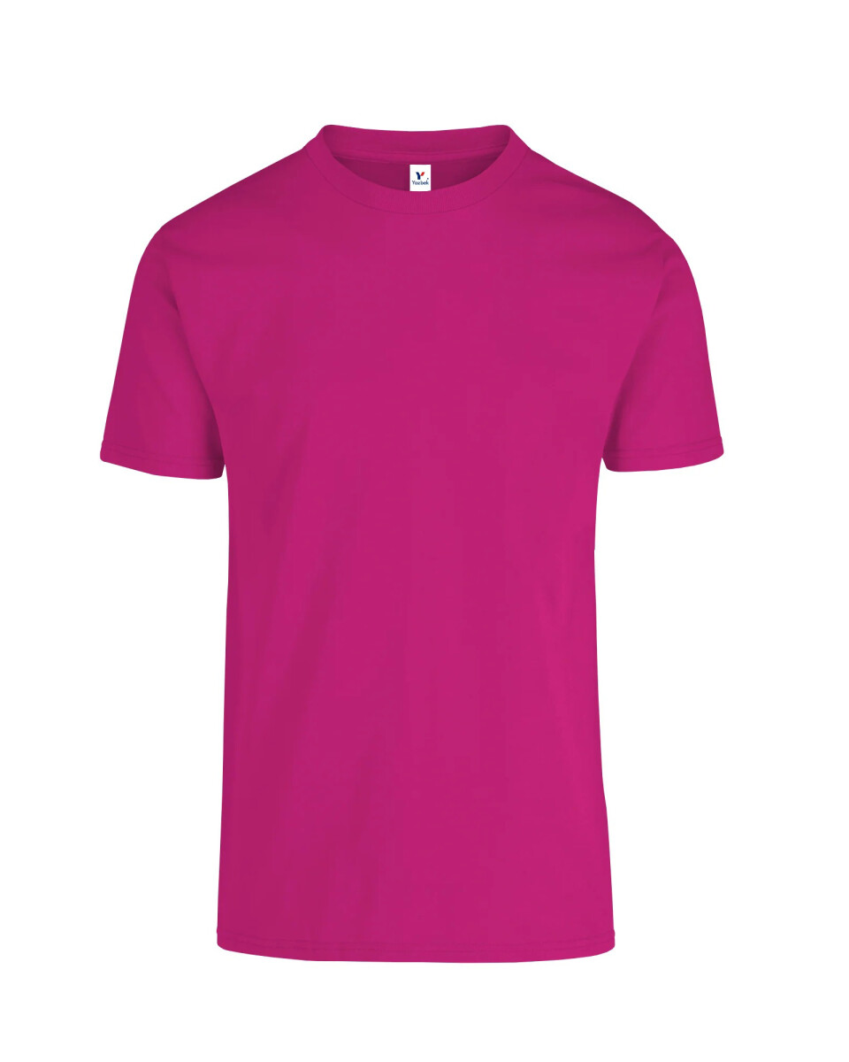Camiseta a la base peso medio - Fuscia 