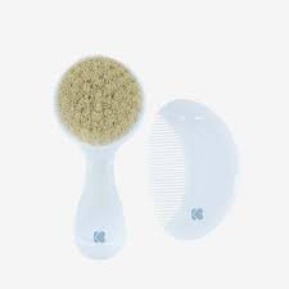 Set cepillo y peine KIKKABOO celeste