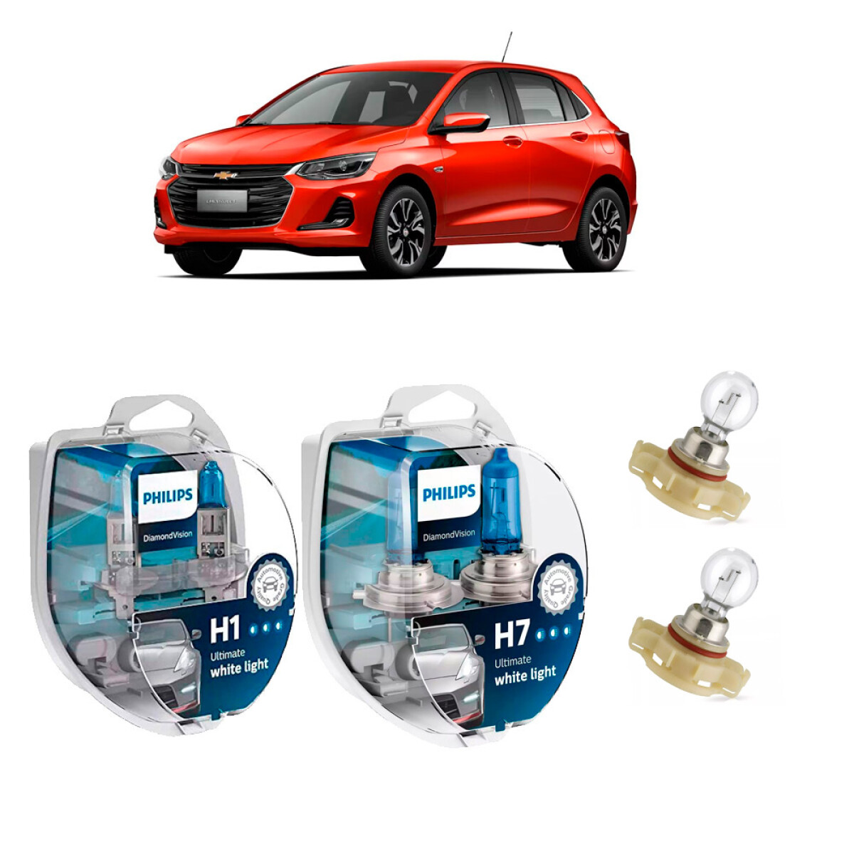 LAMPARA COMBO PACK LAMPARAS CHEVROLET ONIX PLUS 2022 