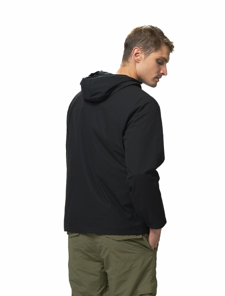 Campera con capucha Forum Negro