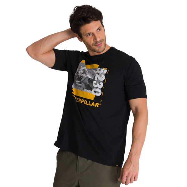 EVERYDAY WORKWEAR GRAPHIC TEE - CAT NEGRO