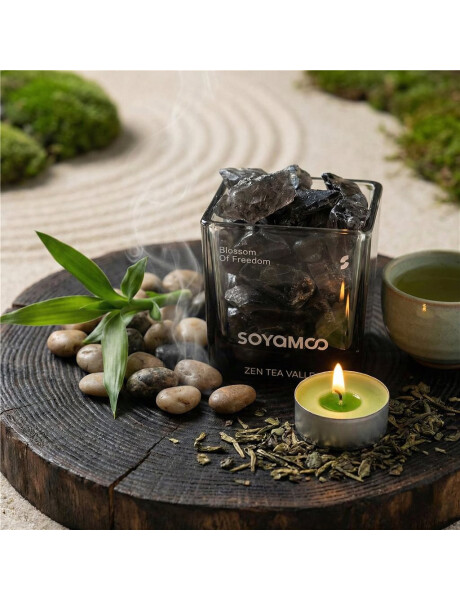 PIEDRAS AROMATICAS 5.7x5.7x6CM CRISTAL DE TÉ PIEDRAS AROMATICAS 5.7x5.7x6CM CRISTAL DE TÉ