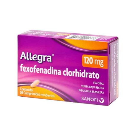 Allegra 120mg 30 Comprimidos Allegra 120mg 30 Comprimidos