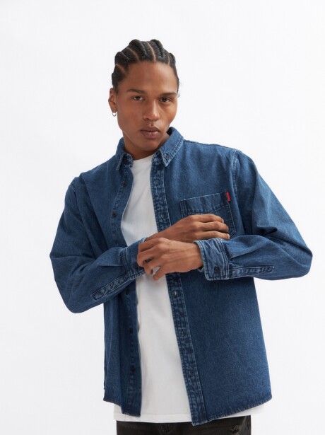 CAMISA VIALONGA AZUL OSCURO