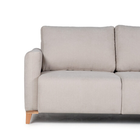 Rinconera Cuarzo - Tela Microfibra - Chaise derecho TC 1010 (Beige)