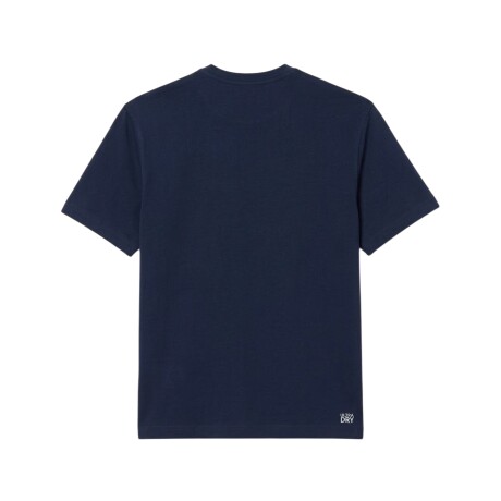 Remera Lacoste Crewneck Navy