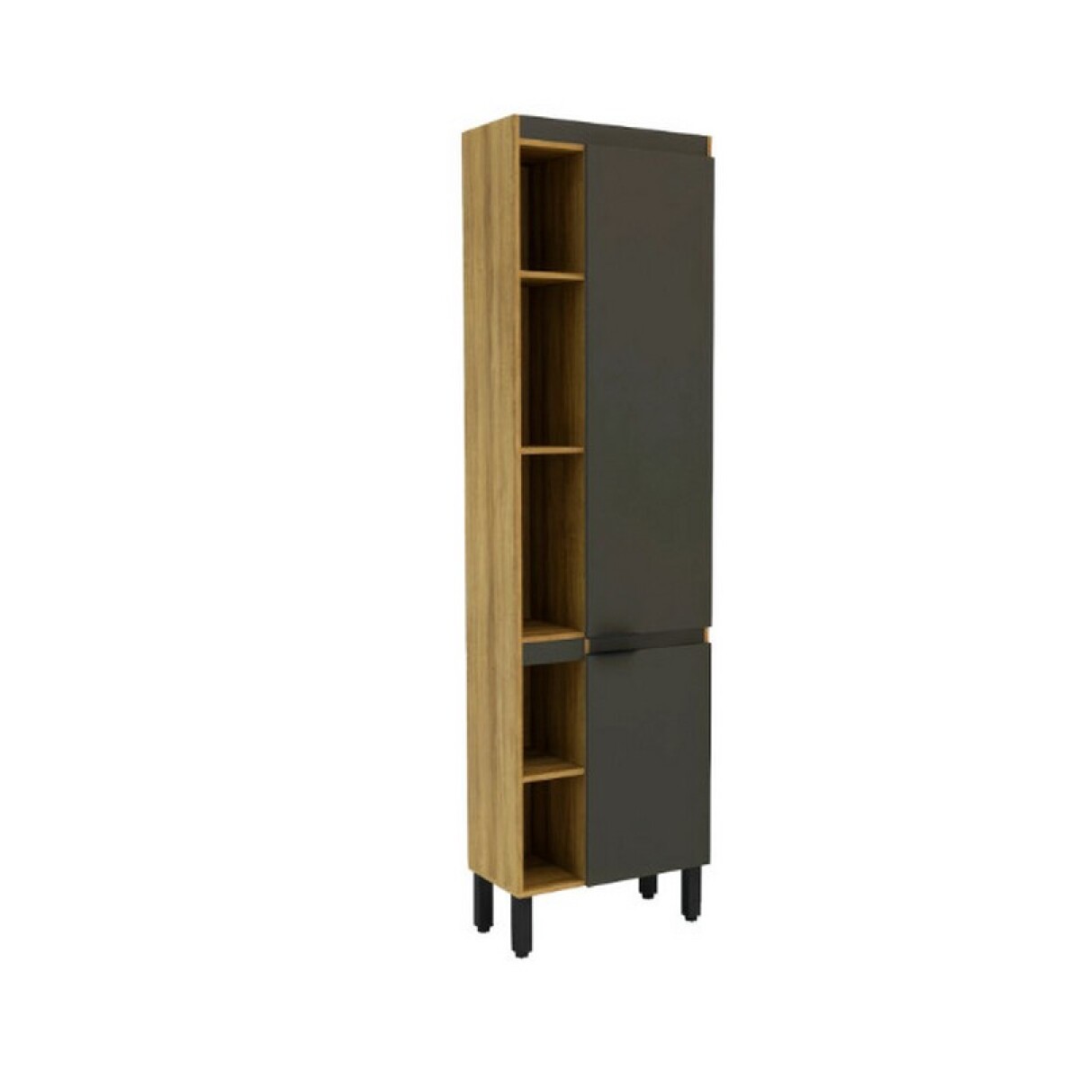 PANELERO MAGNOLIA 60mm LAMINA MIEL/GRAFITO 