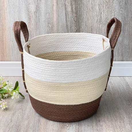 Canasto Cesto Yute Natural Buriti Alto 25cm x Ø 30cm Canasto Cesto Yute Natural Buriti Alto 25cm x Ø 30cm