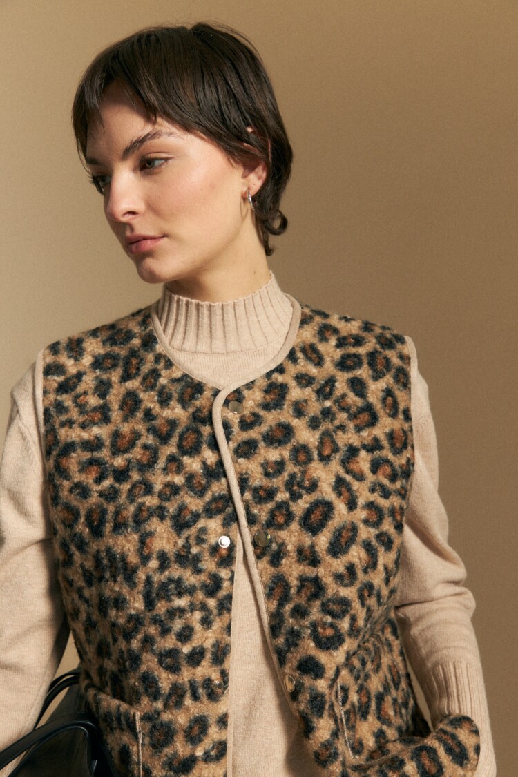 CHALECO ELLIANA Animal Print