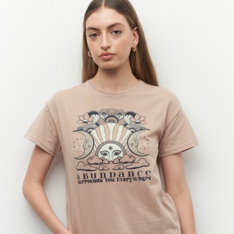 REMERA MOLEC Beige