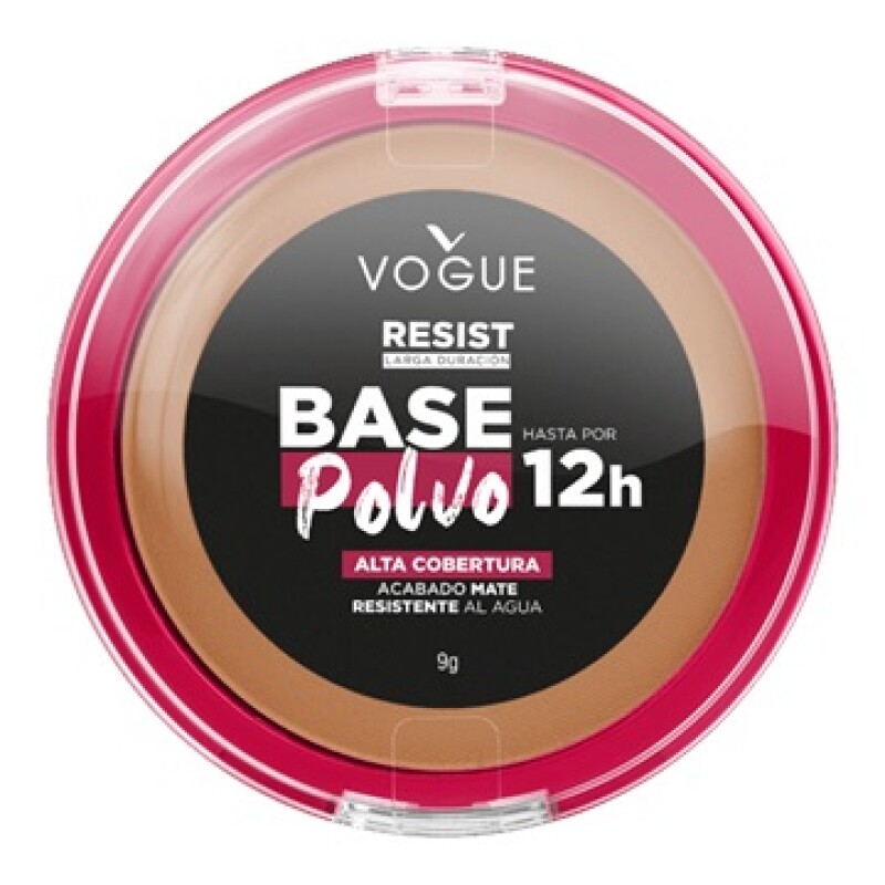 Base Polvo Resist Todo El Dia - Miel - Vogue Base Polvo Resist Todo El Dia - Miel - Vogue