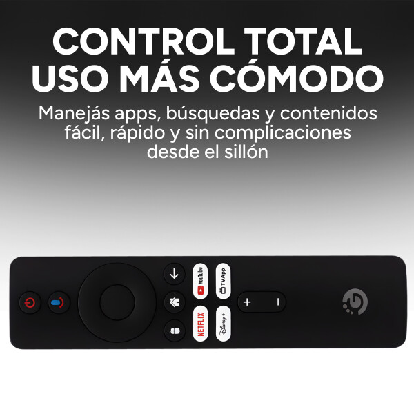 Smart Tv Box Goldtech 32Gb 4Gb Ram 4K Quad Core Android 11 Color Negro