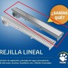 Receptáculo lineal 90cm rejilla inoxidable Receptáculo Lineal 90cm Rejilla Inoxidable