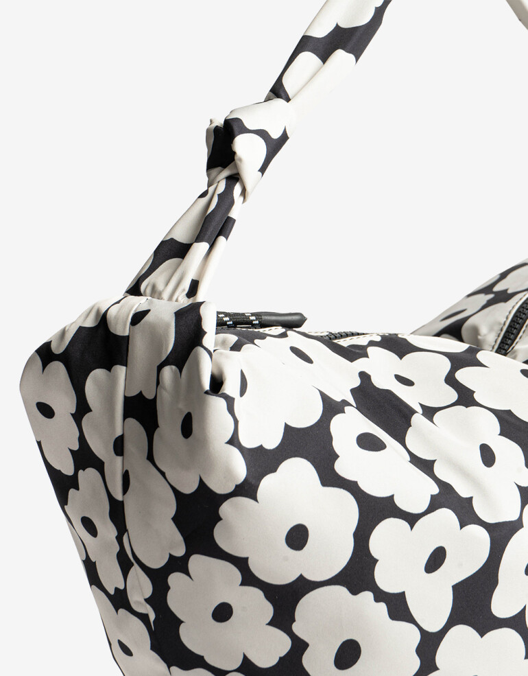 Saca Nylon Cartera Saca En Material Reciclado - Estampado Flores