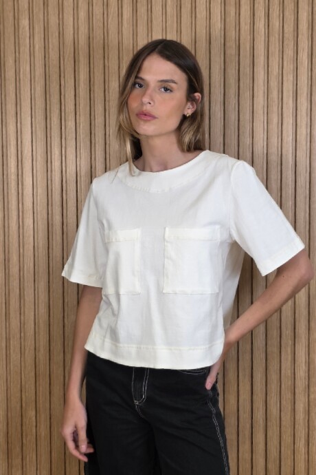 Remera Fresa Crudo