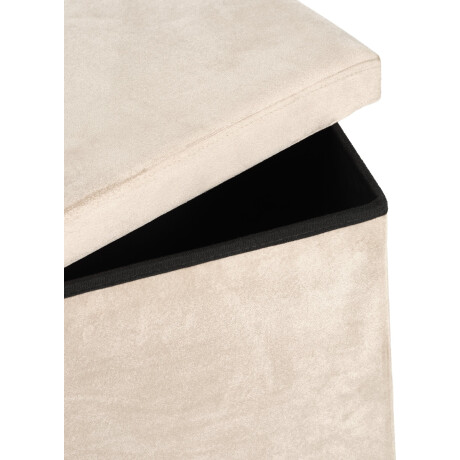 Puf Auning 76X38 Con Almac Terciopelo Arena Oscuro