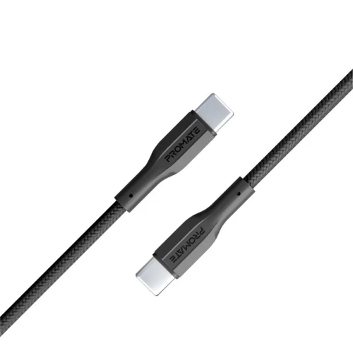 Cable carga y datos USB-C a USB-C 60W 1mt Black Cable carga y datos USB-C a USB-C 60W 1mt Black