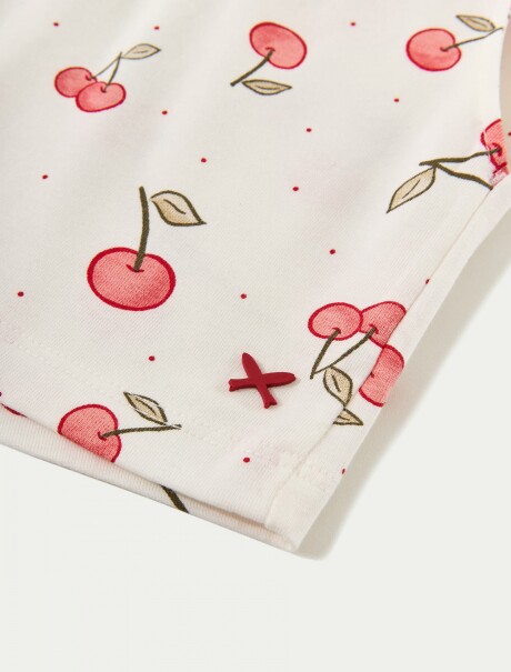 SHORT CON ESTAMPADO BEIGE