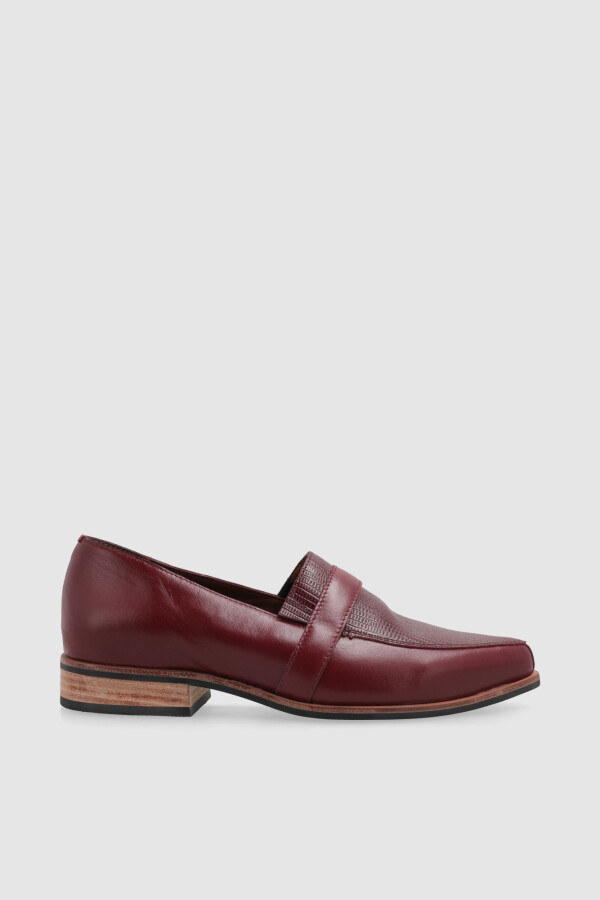 Mocasín Vicky Bordeaux