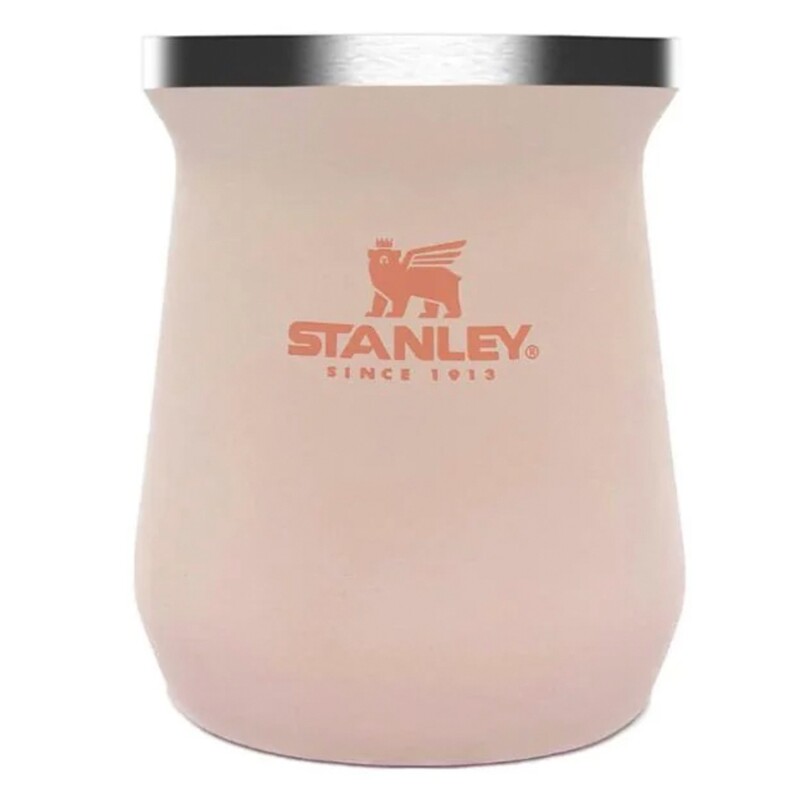 Combo Stanley Termo Classic 940ml + Mate en Acero Inox. 230ml + Bombilla Spoon Rose quartz