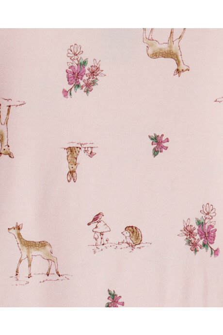 Pijama dos piezas de viscosa Ecovero, diseño bosque, línea Purelysoft Sin color