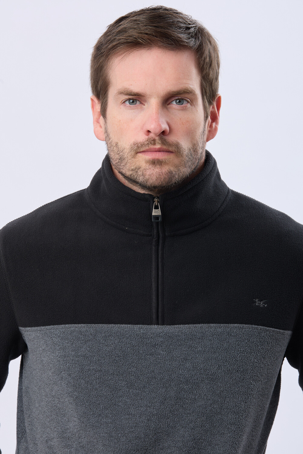 BUZO POLAR BICOLOR Negro